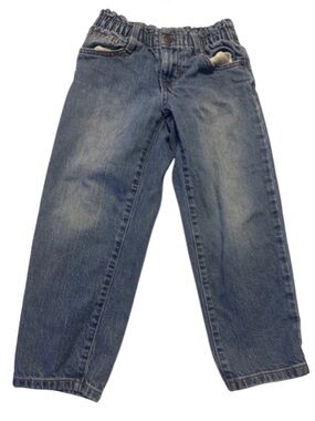 Cat & Jack Boys Blue Elastic Waist Denim Jeans